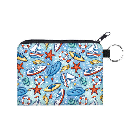 Mini Backpack & Pouch Bundled Set - Sailboat