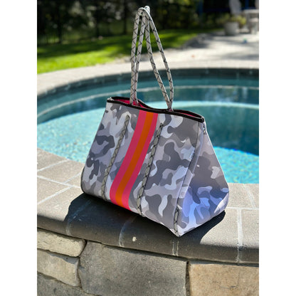 Ready to Ship | The Kellie Camo Neoprene Tote