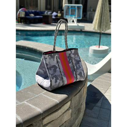 Ready to Ship | The Kellie Camo Neoprene Tote