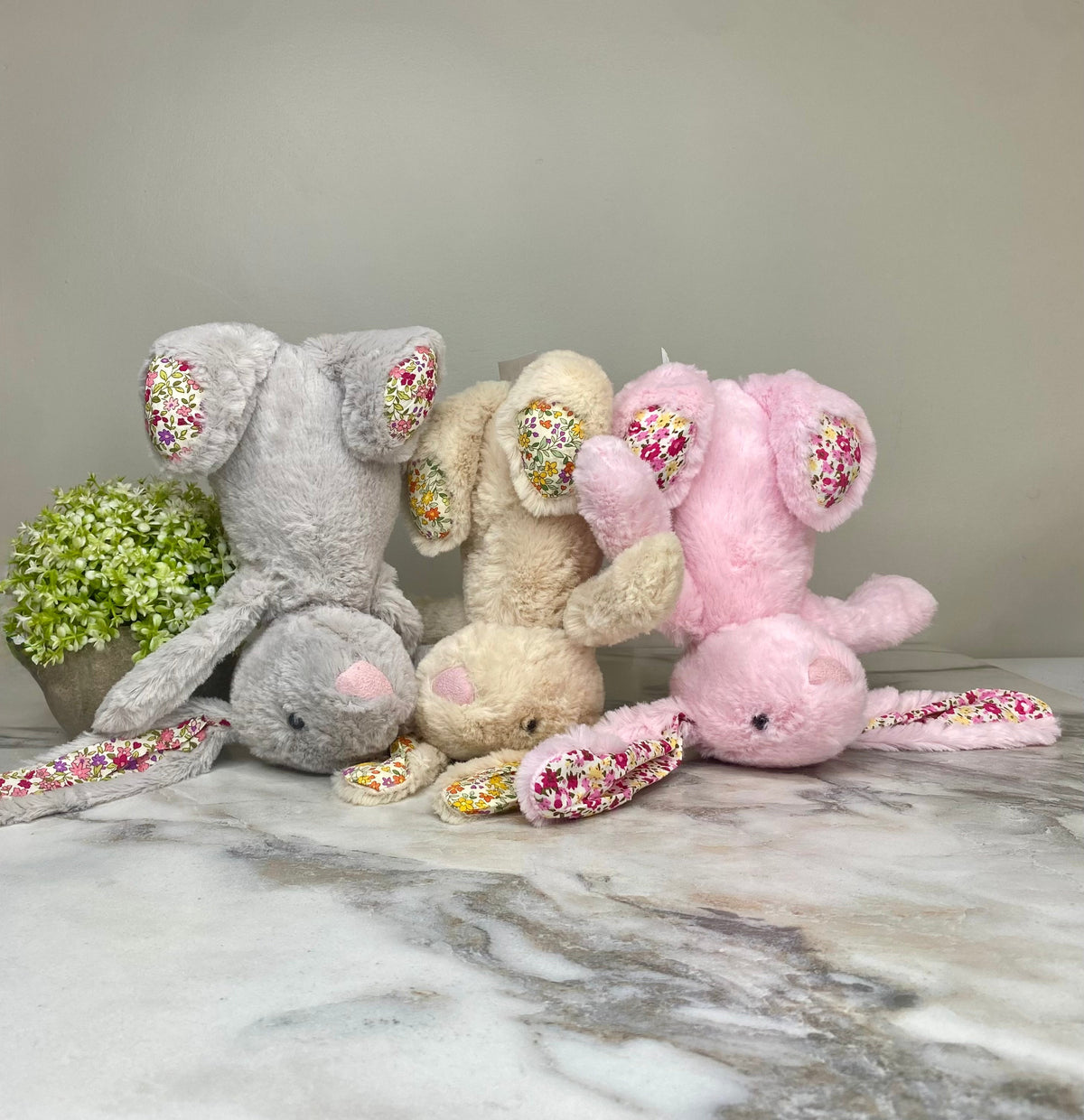 Bunny Floral Plush