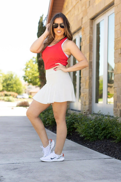 PreOrder | The Wendy - White Skort