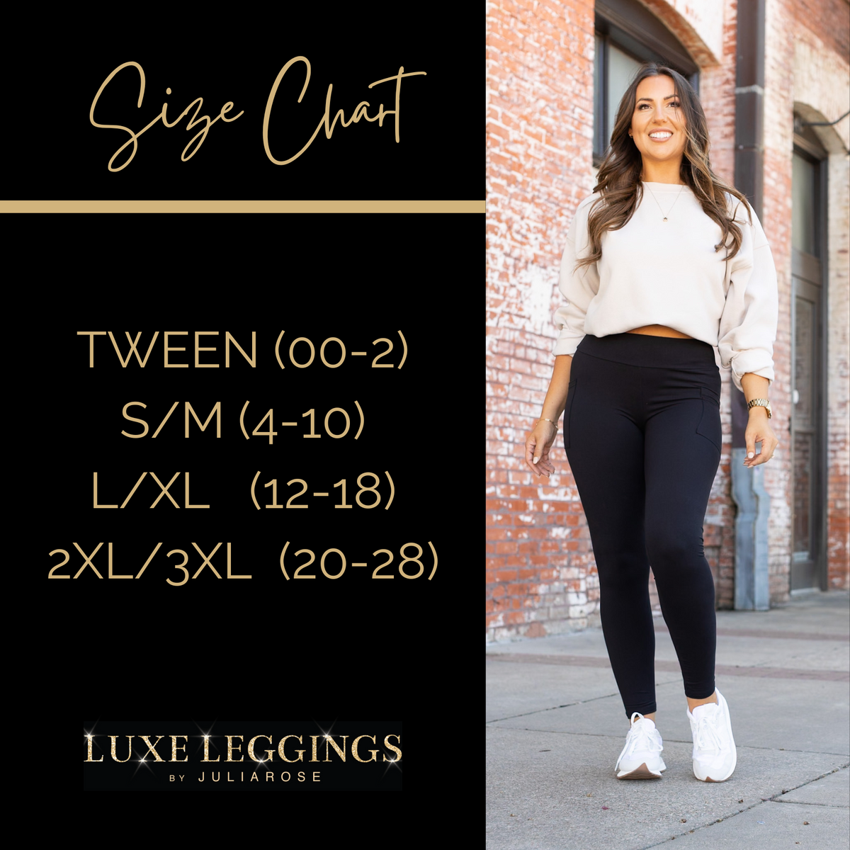 Ready to Ship | The Deluxe Paige Fold-over, Tummy Control Leggings Round 4 - Luxe Leggings by Julia Rose®