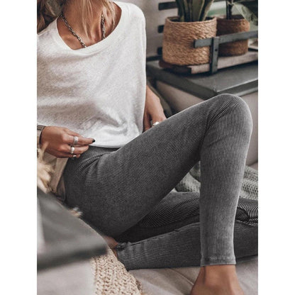 Sample  | Vintage Dark Gray Leggings - Size Medium