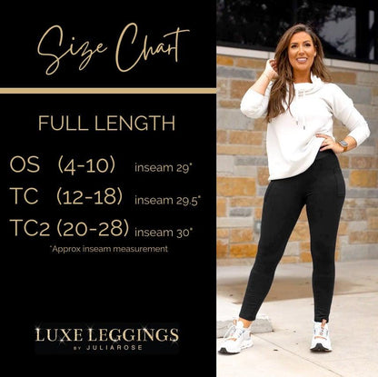Ready to Ship  |The Brady -  Brown FULL LENGTH Leggings with POCKET Round 2 - Luxe Leggings by Julia Rose®