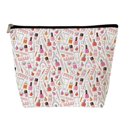 Pouch XL - Nails Manicure Makeup White